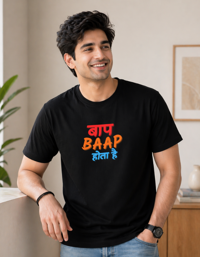 Baap Baap Hota Hai - Male T-Shirt